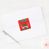 Marokko Vierkante Sticker (Envelop)