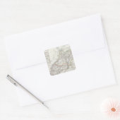 Marokko Vierkante Sticker (Envelop)