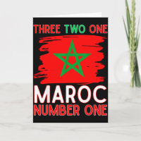 Marokko Vlag Marokkaanse Voetbal Supporter Voor Ma