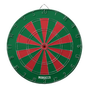Marokko Vlag Patriot's Bullseye Dartbord