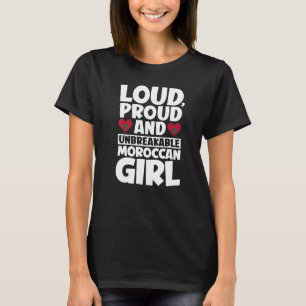 Marokko Vlag Proud Moroccans Mannen & Vrouwen T-shirt