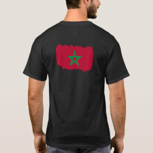Marokko vlag sweatshirt, Marokko kaart sweatshirt