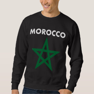 Marokko vlag T-shirt vlag Marokko voor mannen en v