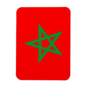 marokko - vlaggensymbool ster magneet (Verticaal)