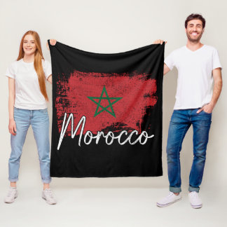 Marokko voetbal liefhebber cadeau Maroc Vlag Marok Fleece Deken