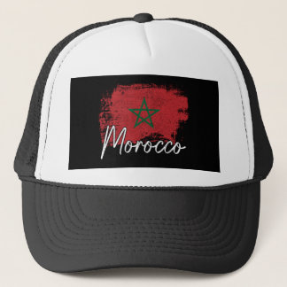 Marokko voetbal liefhebber cadeau Maroc Vlag Marok Trucker Pet
