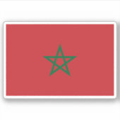 Marokko Waterdichte Sticker (Voorkant)