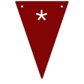 Maron Solid Color past deze aan Vlaggetjes (Eerste vlag)