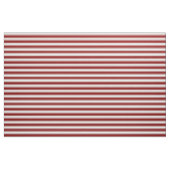 Maron & White Pattern van Stripes Stof (Yard (91,4 cm))