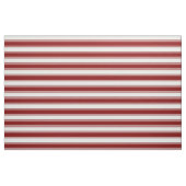 Maron & White Pattern van Stripes Stof (Fat Quarter)