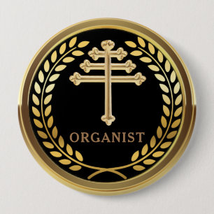 Maronite katholieke kerk Organist Badge Button