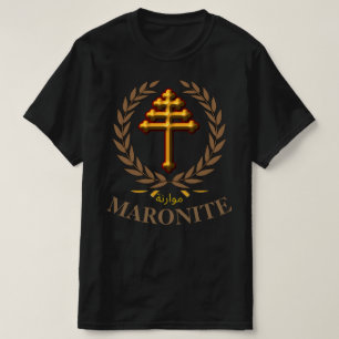 MARONITE (Officiële Kruis) T-shirt