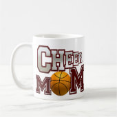 Maroon Basketball Cheval Maman Mug (Gauche)