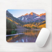 Maroon Bells Alpen Glow Muismat (Met muis)