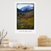 Maroon Bells, Aspen, Colorado Poster (Keuken)