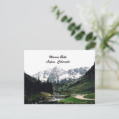 Maroon Bells Briefkaart (Staand voorkant)