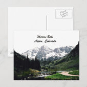 Maroon Bells Briefkaart (Voorkant / Achterkant)