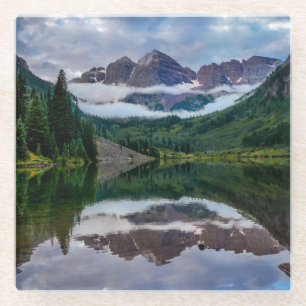 Maroon Bells Glazen Onderzetter