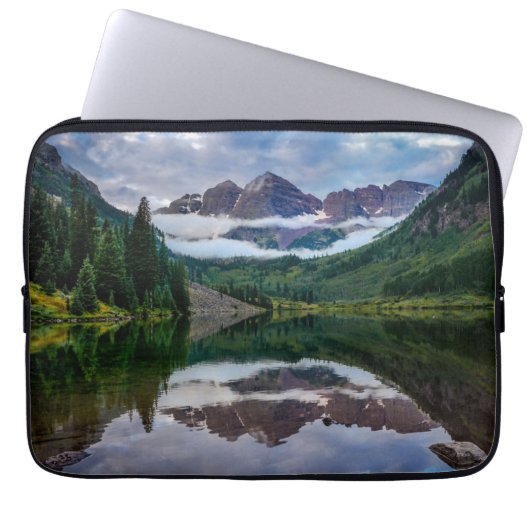 Maroon Bells Laptop Sleeve (Voorkant)