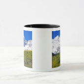 Maroon Bells met herfstespenbos. Mok (Midden)