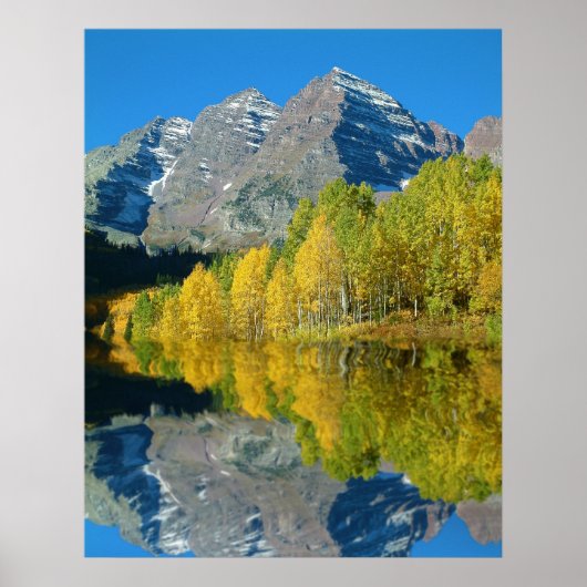Maroon Bells met spens Poster (Voorkant)