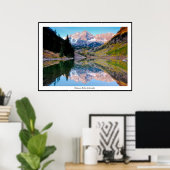 Maroon Bells Poster (Thuiskantoor)