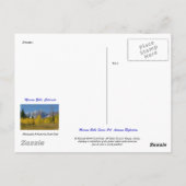 Maroon Bells Series #4, Autumn Reflection. Briefkaart (Achterkant)