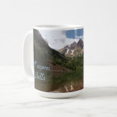 Maroon Bells Souvenir Photo Template Mok (Voorkant links)