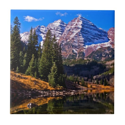 Maroon Bells Tegeltje (Voorkant)
