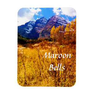 Maroon Bells Travel Sjabloon Magneet