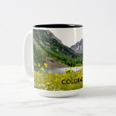 Maroon Bells Tweekleurige Koffiemok (Voorkant links)