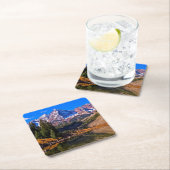 Maroon Bells Vierkante Kartonnen Onderzetter (Insitu)