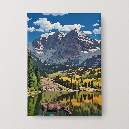 Maroon Bells voor Moose Button (Voorkant)