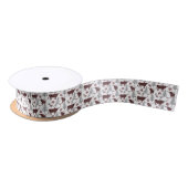 Maroon Buffel Plaid Longhorn Patroon Lint (Spoel)