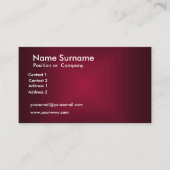 Maroon Carte de visite (Devant)