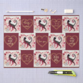 Maroon Cat - inpakpapier Tissuepapier (Craft)