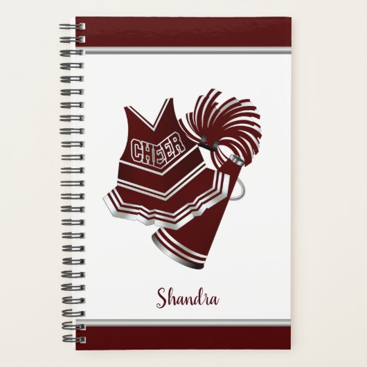 Maroon Cheerleader Planner (Voorkant)