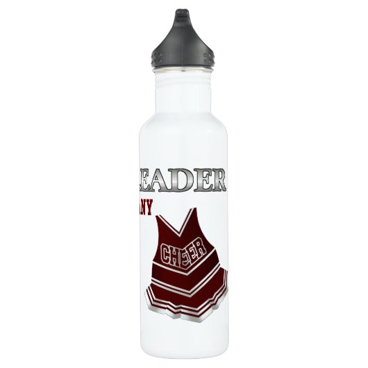 Maroon Cheerleader Waterfles (Rechts)