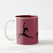 Maroon Coffee Cup Tweekleurige Koffiemok (Links)
