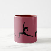 Maroon Coffee Cup Tweekleurige Koffiemok (Center)
