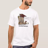 Maroon Cowboy Boot Graduation Cap & Diploma T-shirt (Voorkant)