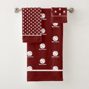 Maroon de baseball rouille Rouge Maroon Nom Salle