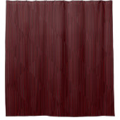 Maroon Diamond Stripe Pattern Douchegordijn (Voorkant)