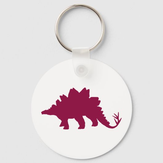 Maroon Dinosaur Sleutelhanger (Voorkant)