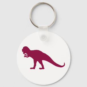 Maroon Dinosaur Sleutelhanger