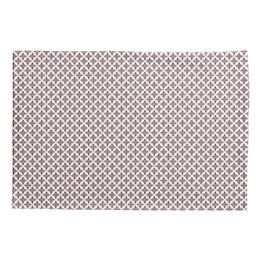 Maroon Dubbelzijdig Enkele Kussensloop slaapzaal d (Achterkant)