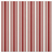 Maroon en beige gekleurd gevoerd/gestreepte patroo stof (Swatch)