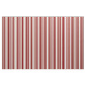 Maroon en beige gekleurd gevoerd/gestreepte patroo stof (Fat Quarter)
