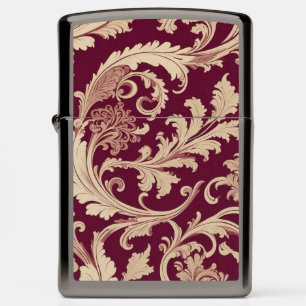 Maroon en Beige Patroon