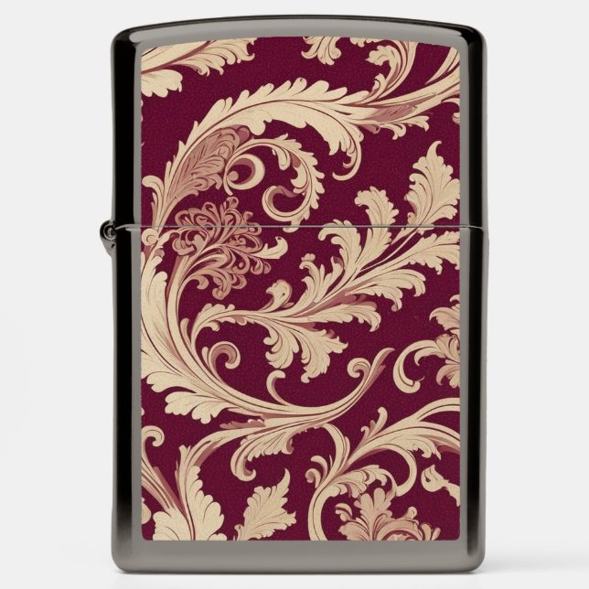 Maroon en Beige  Patroon (Front)